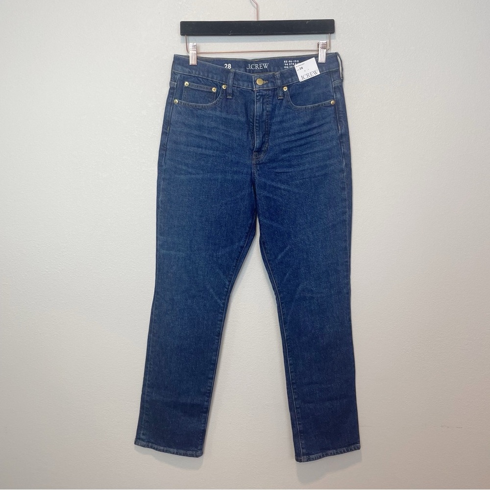 ‘96 Straight J Crew High Rise Semi Stretch Jeans CC604 Size 28
